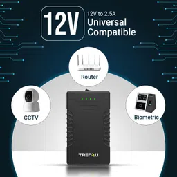 Trenzu 12V Mini UPS for WiFi Router | 10400mAh Battery Backup up to 10 Hours Power Backup for Router image 2