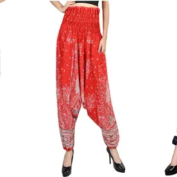 narnari Printed Rayon Women Harem Pants-picture-22