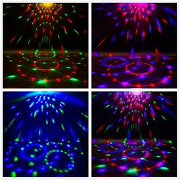 voltegic RGB DJ Light Party Disco Light for Home Party Single Disco Ball image 2