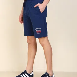 u.s. polo assn. Solid Men Blue Basic Shorts image 2