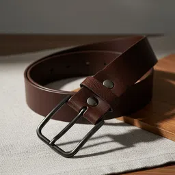 krishna collection Men Casual Brown Artificial Leather Belt-picture-17