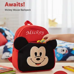 dhruv global trade Disney Mickey Mouse for Kids School Bag image 1