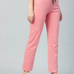 blinkin Women Solid Pink Track Pants image 4