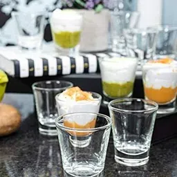 grilix (Pack of 6) Premium Heavy Base Wine Whisky Cocktail Glass Set For Bar Party Home Restaurant Glass Set Shot Glass image 4