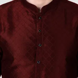koshin Men Art Silk Kurta Pyjama Set image 5