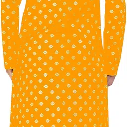 mentific Men Printed Cotton Blend Straight Kurta image 2