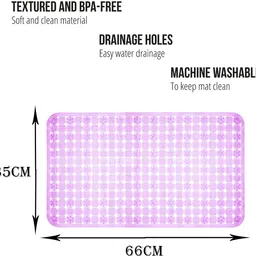 homestic by kuber industries PVC (Polyvinyl Chloride) Bathroom Mat image 3