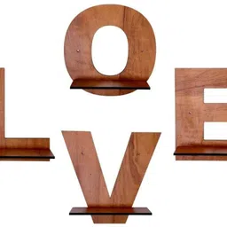 aoraki international Love Stand Pot-14 Wooden Wall Shelf-picture-22