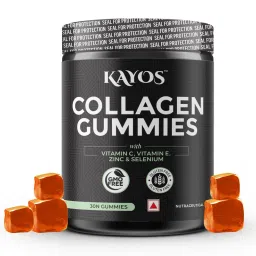 KAYOS - Collagen Gummies (30 Gummies) | Collagen Supplement for Women and Men | Gummies for Hair Growth Skin & Joint Support | Hydrolyzed Collagen w/ Vitamin C E more | Sugar-Free Gummies-picture-12
