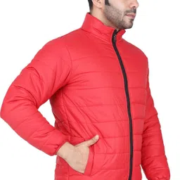 noar Men Solid Puffer Jacket image 3