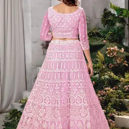 komal Embroidered Semi Stitched Lehenga Choli image 2