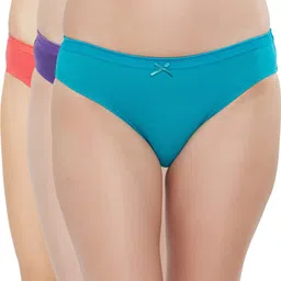 soie Pack of 3 Women Bikini Multicolor Panty-picture-13