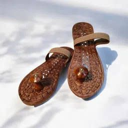 wooden cave Men Flip Flops-picture-10
