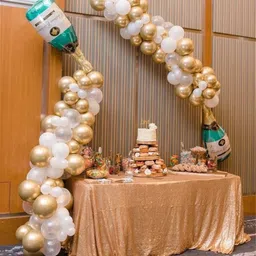 habeeb Solid "Champagn bottle balloon garland (88pcs)" Balloon-picture-11
