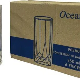 ocean (Pack of 6) CONNEXION HI BALL- P02808 Glass Set Water/Juice Glass image 3