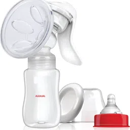 Manual Breast Pump, 3 Level Suction Adjustment, 2pcs pads free - Manual-image-5