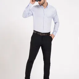 red tape Men Relaxed Fit Fit Striped Button Down Collar Formal Shirt image 5