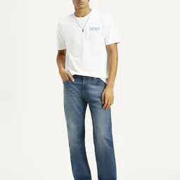 levi's Men Relaxed Fit Mid Rise Blue Jeans image 5