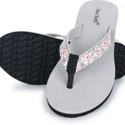 two soft Combo Pack Of 2 Women Slipper Stylish Casual Light & Soft Comfortable Daily Wear Women Slippers image 5