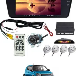 maties 7Inch Rearview Monitor Mirror with Touch Button,Camera & Silver sensor 118 Black LCD-picture-26