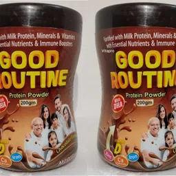 vitapro Good Routine DHA Protein Powder Vitamin B12 Energy Strength Nutrition Health Protein Blends-picture-31