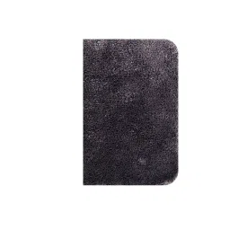 pano Black Solid MicroFibre 14x10 Inches Antiskid Bath Mats image 4