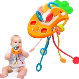 funblast Pull String Toy for Babies Teething Sensory Toys Baby Infants & Toddler Teether Rattle-picture-44