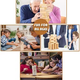 tvm Tipsy tower, tumbling tower, jenga, Block construction games, balancing games image 5