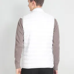 arrow sport Men Solid Puffer Jacket image 2