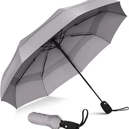 tazomi UV protection outside down design 3-fold Automatic Open Travel Umbrella-picture-11