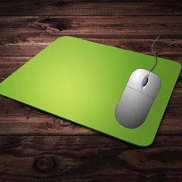 ZORI Gaming Mouse Pad - Green |Work from Home/Office/Gaming |Anti-Skid, Anti-Slip, Rubber Base (Green) Mousepad image 2