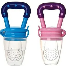 ganpati store Baby Food Feeder Silicone Fresh Fruit Nibbler Feeding Newborn Nipple Pack of 2 Soother-picture-25