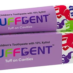 tuffdent Kids Toothpaste with 10% Xylitol | Tuff on Cavities | Prevent Tooth Decay | Toothpaste image 4