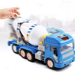 duvexa Friction Power Toy Trucks Vehicles Truck Cement Mixer image 2