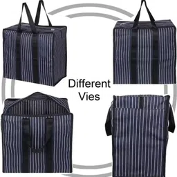 radhe Black Men & Women Hand-held Bag Black_1010 image 4