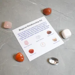 maureen Natural Tumble Stone Relationship Kit Regular Asymmetrical Crystal Stone image 2