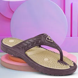 FitFusion Men's Acupressure Point Comfortable Non-Slip Men Flip Flops image 5