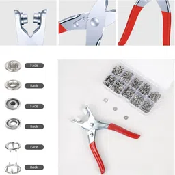 tasmax Button Press Machine for Clothes snap100 Sets Metal Buttons image 3