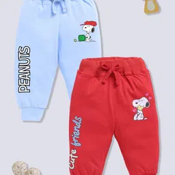 YK X Minute Mirth Infant Boys Assorted Set of 2 Pure Cotton Joggers-picture-26