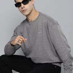 R.Code by The Roadster Life Co. Men Solid Sweatshirt-picture-39