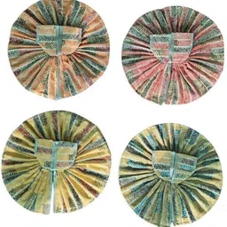 singing bird Size1no LADDU GOPAL Cotton POSHAK Pack of 4pcs Dress-picture-36