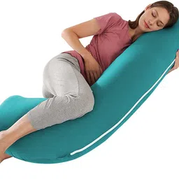 linenovation Microfibre Pregnancy Pillow Pack of 1 Solid-picture-10