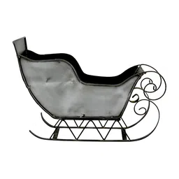 Hind Decor Black Metallic Christmas Buggy Figurine-image-70