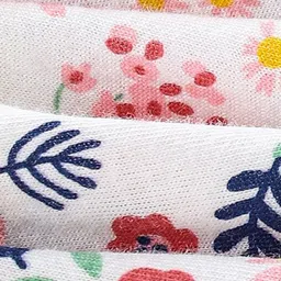 StyleCast x Revolte Girls White Peter Pan Collar Flutter Sleeve Cotton Fit & Flare Dress image 2