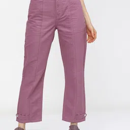 Tokyo Talkies Women Mauve Regular Fit Jeans-image-37