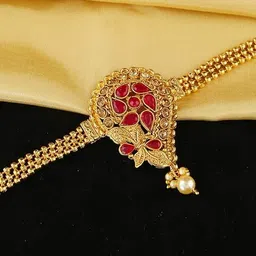 anuradha Plus Maroon Colour Traditional Bajuband/Armlets for Women/Girls image 2