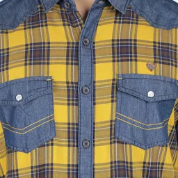 Kuons Avenue Men Checked Cotton Smart Slim Fit Casual Shirt image 3