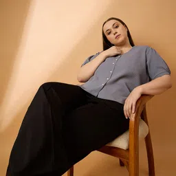 all about you Women Puff Sleeve Top Plus Size image 3