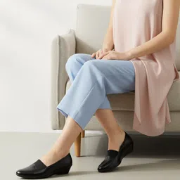 longwalk Formal Office Platform Heel Wedges Slip On Casuals For Women image 5