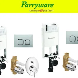 parryware Half Frame Concealed Cistern, with divater body upper part set of 2 pic 371 Dual Flush Tank-picture-14